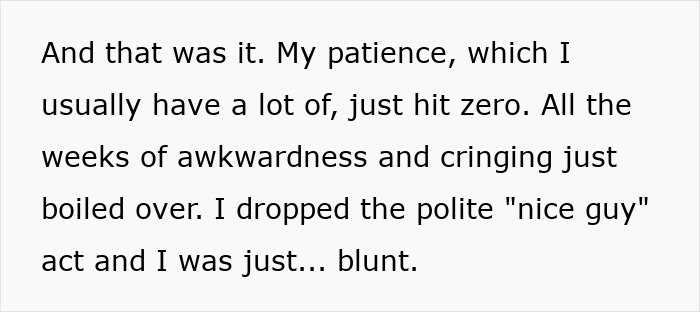 18YO Keeps Trying To Flirt With Married 32YO At Work, He Bluntly Shuts Her Down, She Gets Very Mad 18YO Keeps Trying To Flirt With Married 32YO At Work, He Bluntly Shuts Her Down, She Gets Very Mad