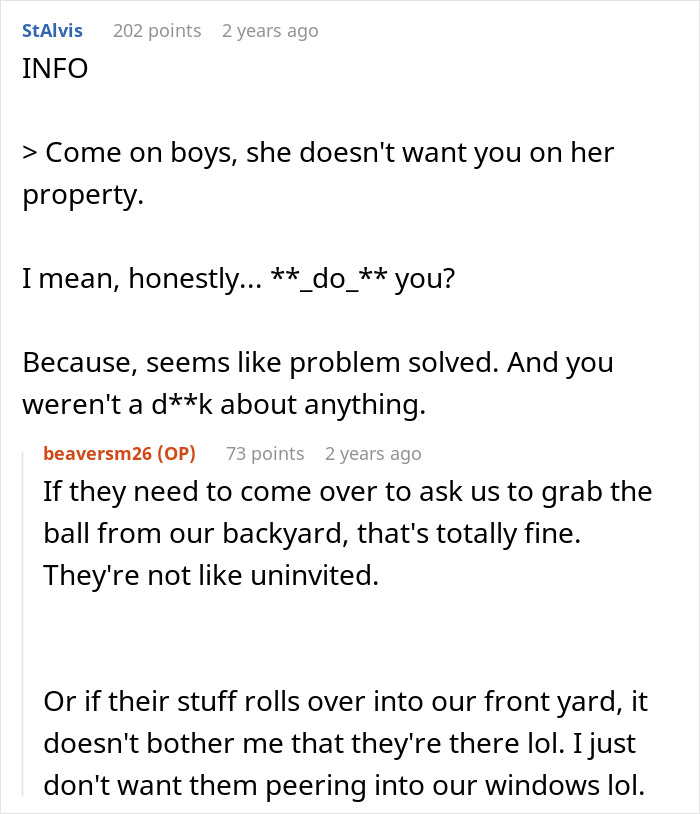 Neighbor Blames Woman For Wanting Privacy, Acts Like It&#8217;s Okay For Her Kids To Peek Through Windows