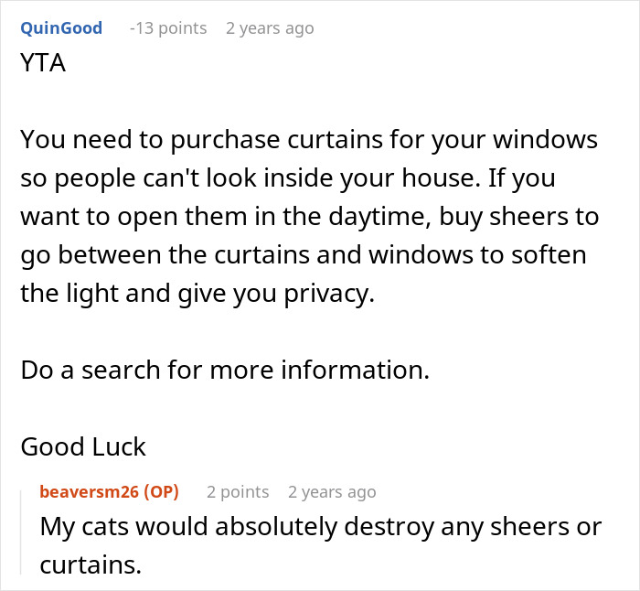 Neighbor Blames Woman For Wanting Privacy, Acts Like It&#8217;s Okay For Her Kids To Peek Through Windows
