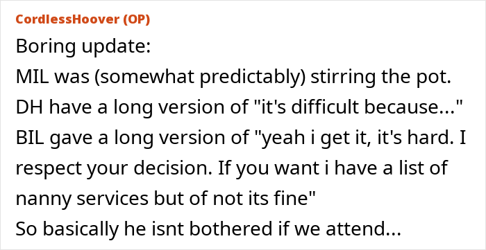 Groom Demands Brother Attend Child-Free Wedding, Gets Mad His Wife Will Stay Home With The Kids