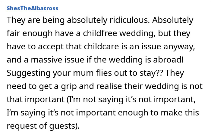 Groom Demands Brother Attend Child-Free Wedding, Gets Mad His Wife Will Stay Home With The Kids