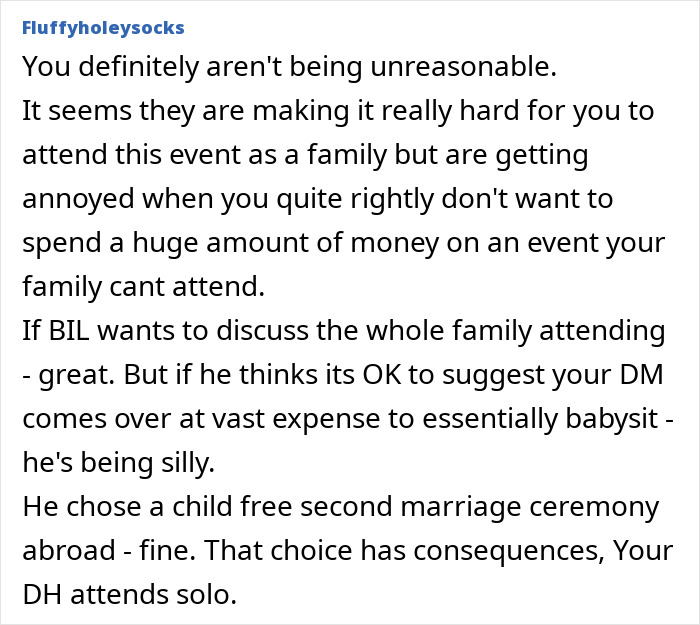 Groom Demands Brother Attend Child-Free Wedding, Gets Mad His Wife Will Stay Home With The Kids