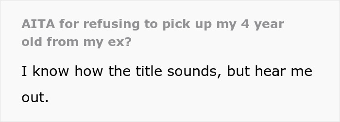 Mom Refuses To Drive Drunk To Pick Up 4YO, Ex Argues Over It For 30 Mins While His GF Is In Labor