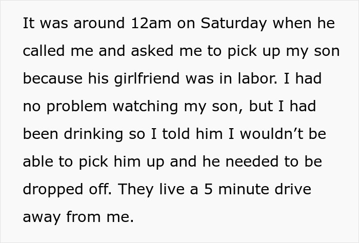 Mom Refuses To Drive Drunk To Pick Up 4YO, Ex Argues Over It For 30 Mins While His GF Is In Labor