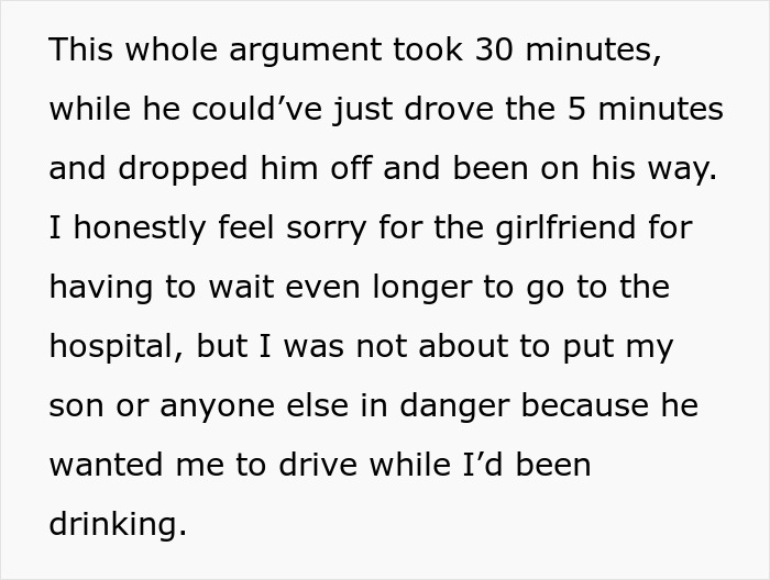 Mom Refuses To Drive Drunk To Pick Up 4YO, Ex Argues Over It For 30 Mins While His GF Is In Labor