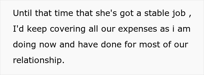 Man Expects GF’s Help So He Can Work Less For His Mental Health, Gets Told It’s Unfair Man Expects GF’s Help So He Can Work Less For His Mental Health, Gets Told It’s Unfair