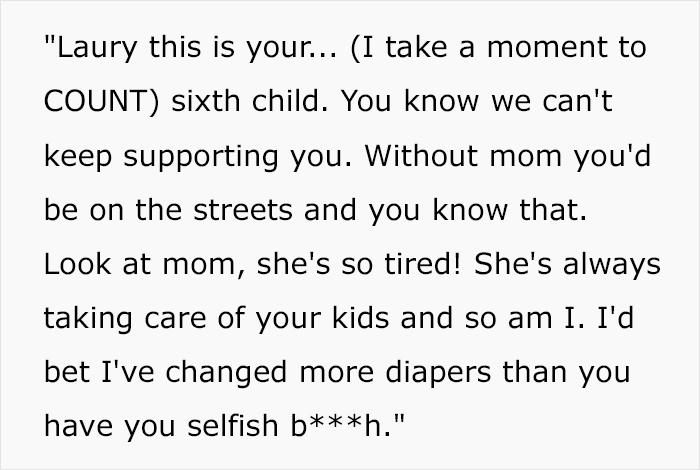“Everyone Went Silent”: 16YO Shames Older Sister For Getting Pregnant For The 7th Time
