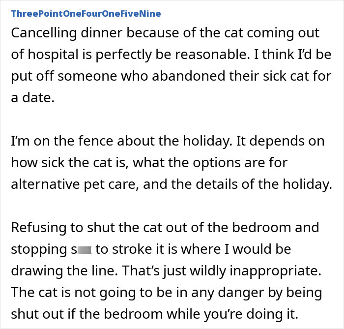 Man Cancels Date And Vacay With GF For His Sick Cat, She&#8217;s Irked He Never Puts Her Before The Pet
