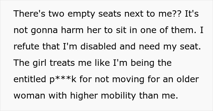 Man With Mobility Issues Gets Shamed By Teen Karen For Using A Disabled Person&#8217;s Seat On The Bus