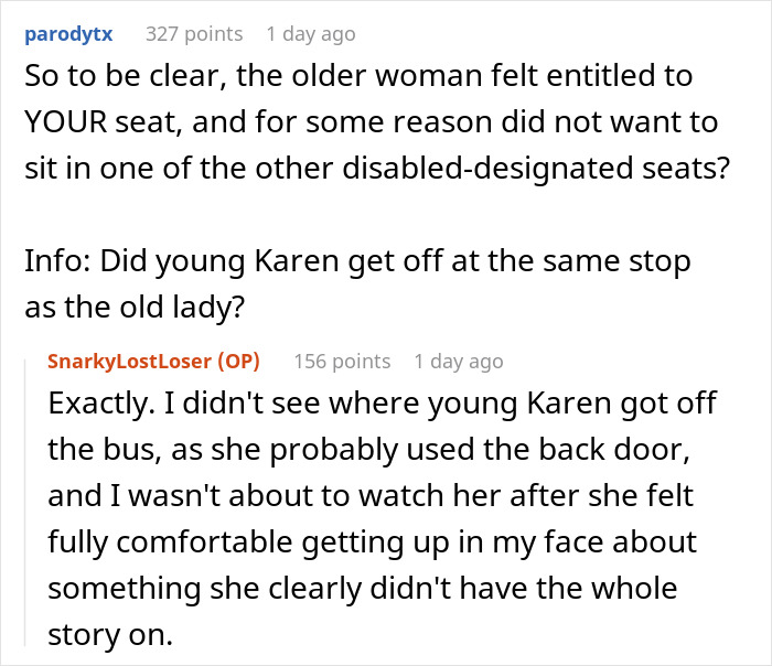 Man With Mobility Issues Gets Shamed By Teen Karen For Using A Disabled Person&#8217;s Seat On The Bus