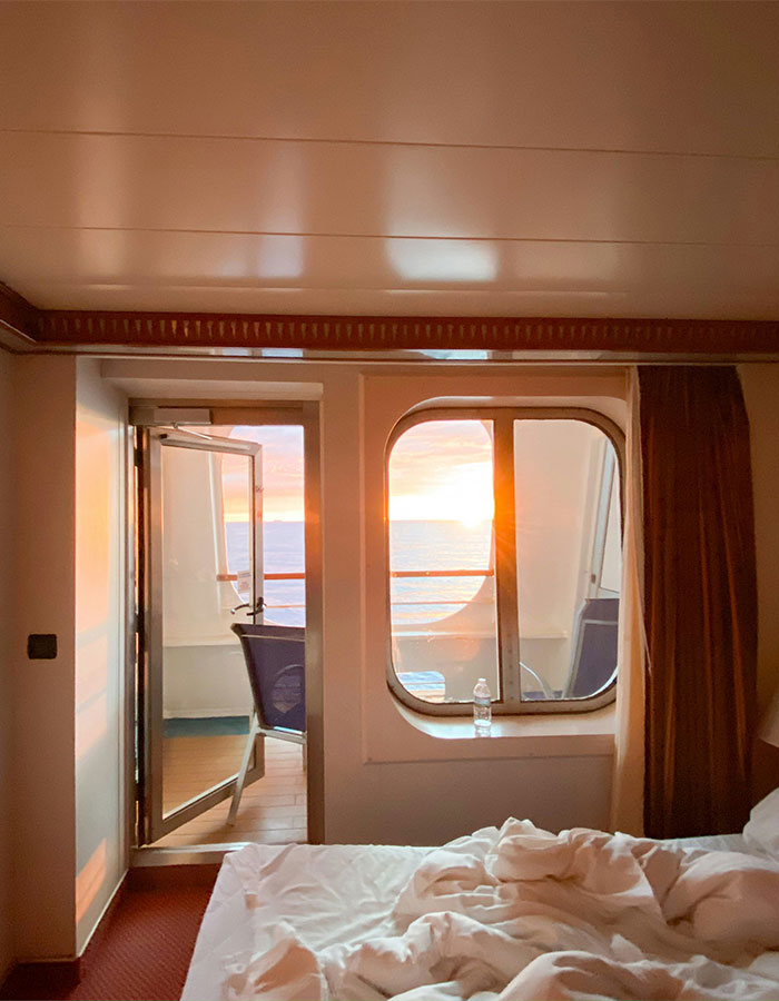Viral Video Of Strangers Sleeping On Cruise Balcony Ignites Heated Debate