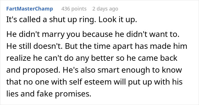 Man Proposes 2 Months After GF Dumped Him, Shows His True Colors When She Refuses