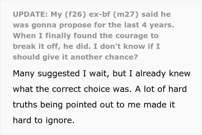 Man Proposes 2 Months After GF Dumped Him, Shows His True Colors When She Refuses
