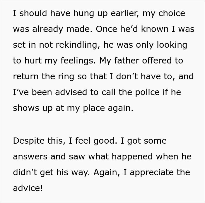 Man Proposes 2 Months After GF Dumped Him, Shows His True Colors When She Refuses