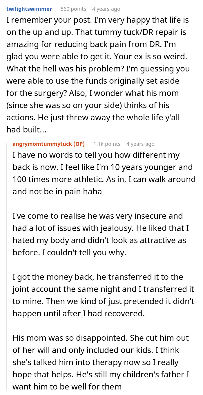 Woman’s Dream Of Having Tummy Tuck Falls To Pieces After Husband ‘Steals’ Her $15k Savings