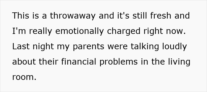 Sibling Refuses To Keep Paying Rent To Parents After Finding Out Sister Lives Rent Free