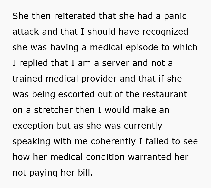Autistic Woman Has A Panic Attack At Restaurant, Complains When She Doesn’t Get Her Food For Free