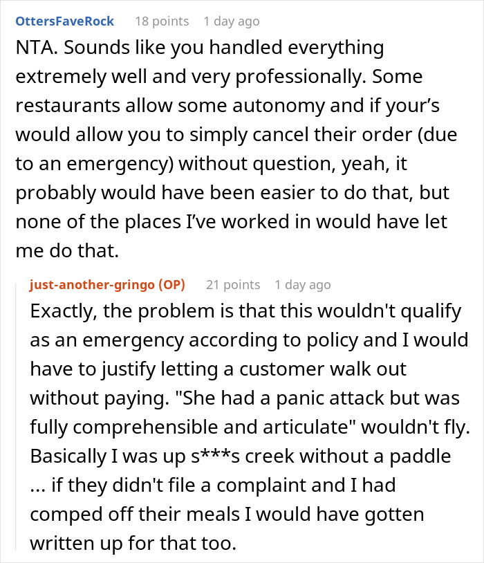 Autistic Woman Has A Panic Attack At Restaurant, Complains When She Doesn’t Get Her Food For Free