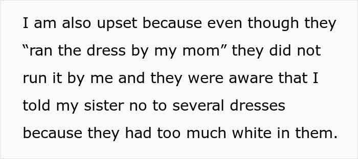 Bride Horrified As Cousin Wears Long White Dress To Her Wedding, Furious As Her Mom Approved It