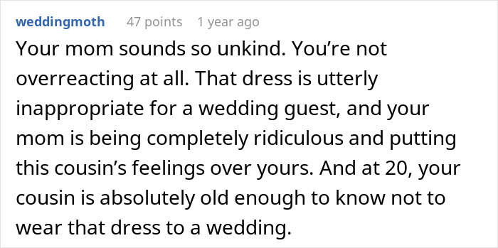 Bride Horrified As Cousin Wears Long White Dress To Her Wedding, Furious As Her Mom Approved It
