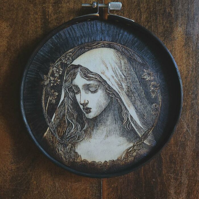 Canadian Artist Kat Slota Uses Fire To Create Stunning Wood-Burned Artworks (44 Pics)