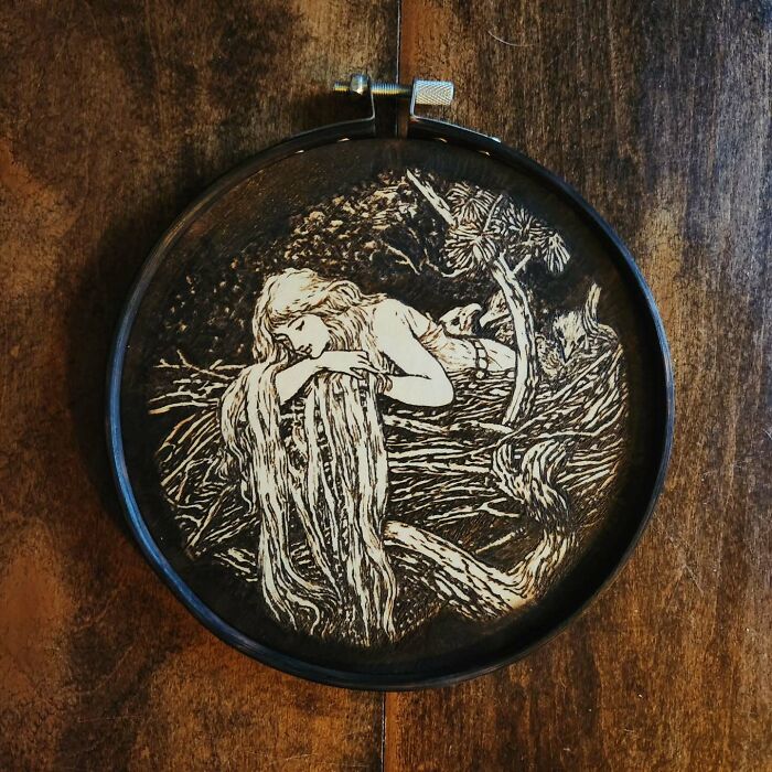Canadian Artist Kat Slota Uses Fire To Create Stunning Wood-Burned Artworks (44 Pics)