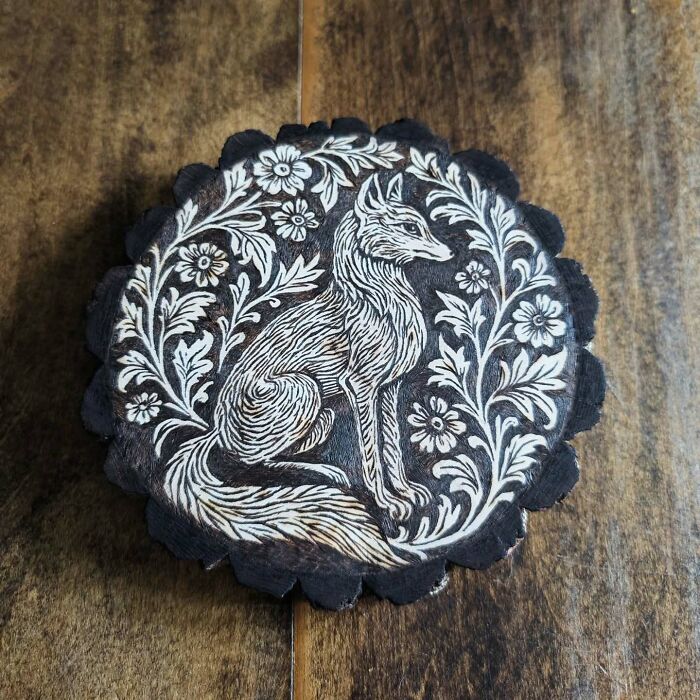 Canadian Artist Kat Slota Uses Fire To Create Stunning Wood-Burned Artworks (44 Pics)