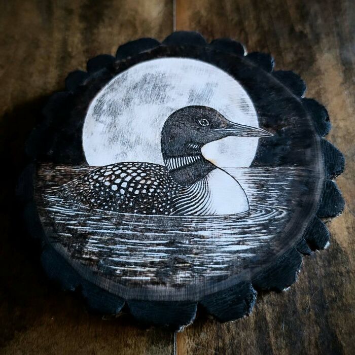 Canadian Artist Kat Slota Uses Fire To Create Stunning Wood-Burned Artworks (44 Pics)