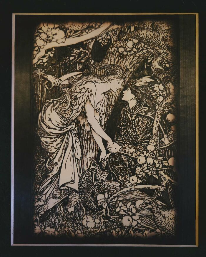 Canadian Artist Kat Slota Uses Fire To Create Stunning Wood-Burned Artworks (44 Pics)