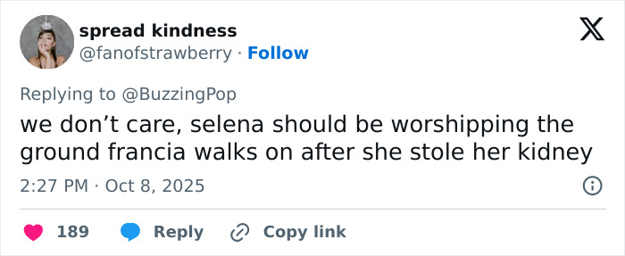Francia Raisa’s “PR Stunt” Reaction To Not Being Invited To Selena Gomez’s Nuptials Goes Viral