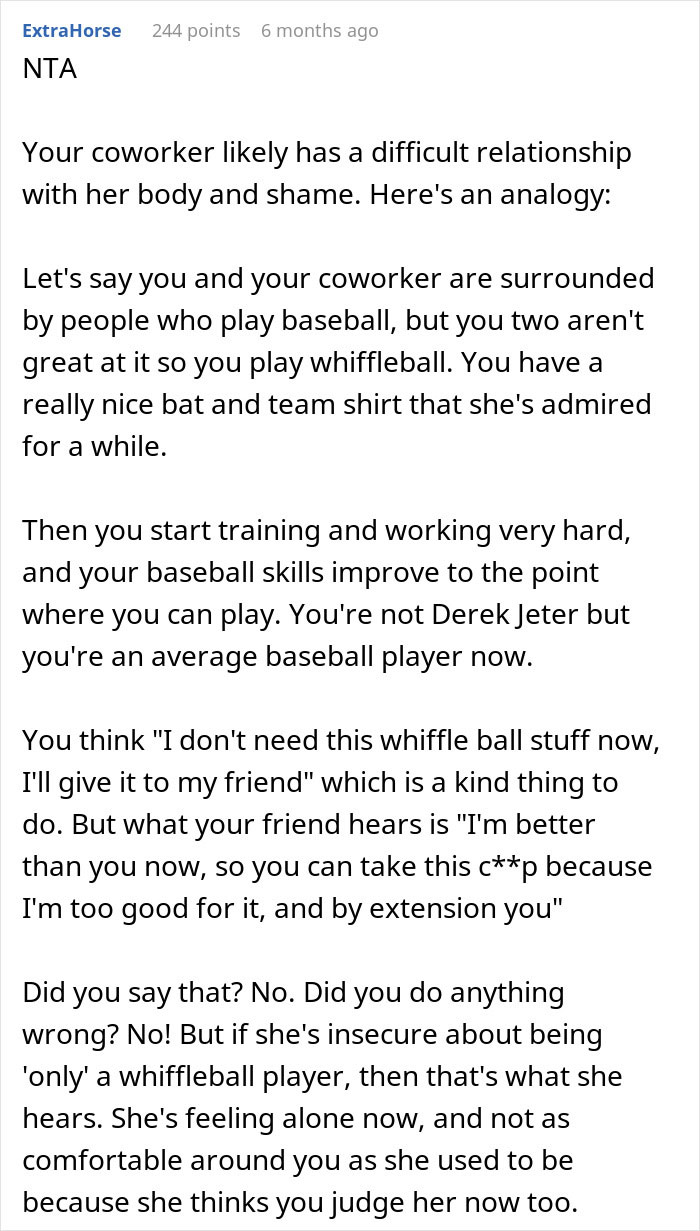 Woman Loses Weight, Her Coworker Is Not Happy About It: &#8220;Fattest Person In The Office&#8221;