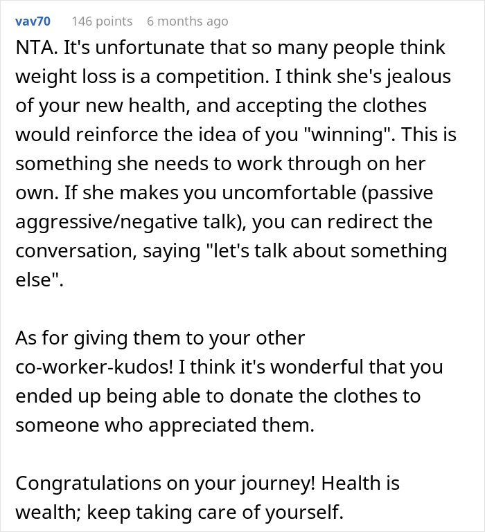 Woman Loses Weight, Her Coworker Is Not Happy About It: &#8220;Fattest Person In The Office&#8221;