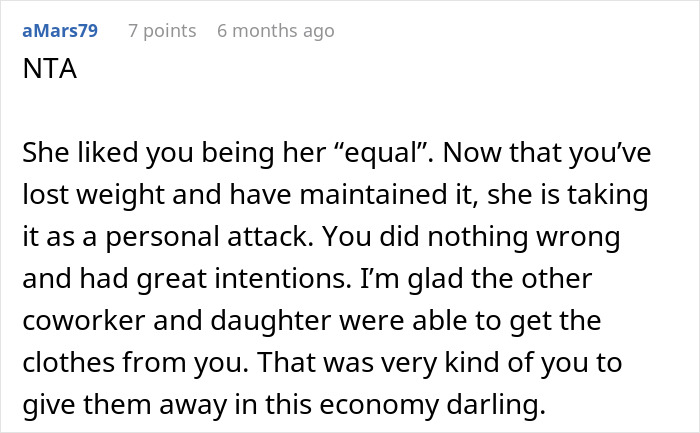Woman Loses Weight, Her Coworker Is Not Happy About It: &#8220;Fattest Person In The Office&#8221;