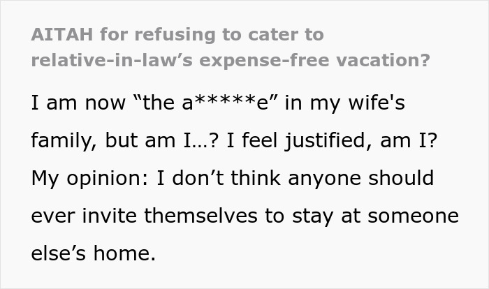 &#8220;Get A Rental Car And Stay In A Hotel!”: Man Fed Up With Mooch “Relatives,” Refuses To House Them