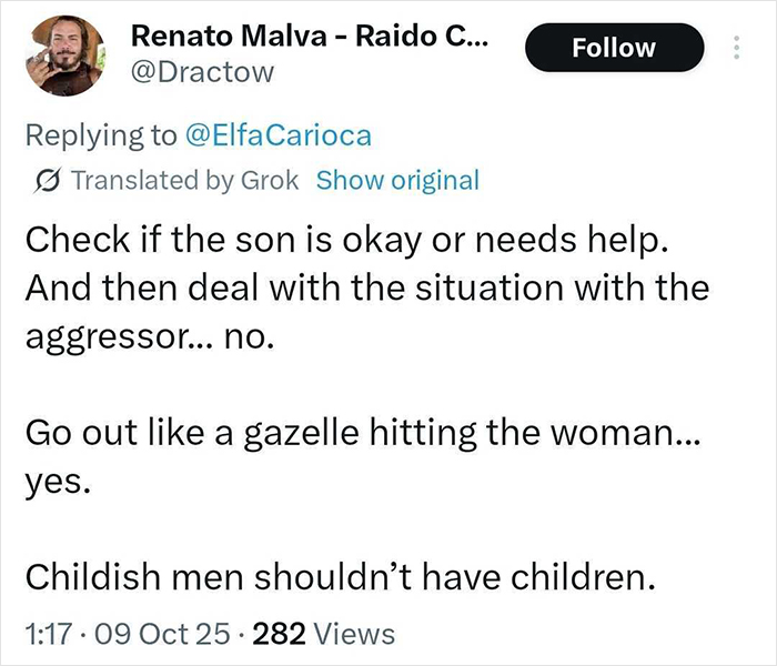Act Of Violence Against A Woman Turns Into A Viral Debate After Many Defend The Man Who Did It