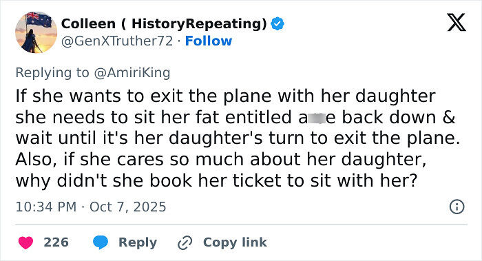 &#8220;Insufferable&#8221;: Outrage As Woman Refuses To Let Passengers Exit Until Her Daughter Goes First
