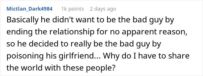 Woman&#8217;s Health Declines Every Time Her Boyfriend Brings Her Food, And Her Worst Suspicion Comes True