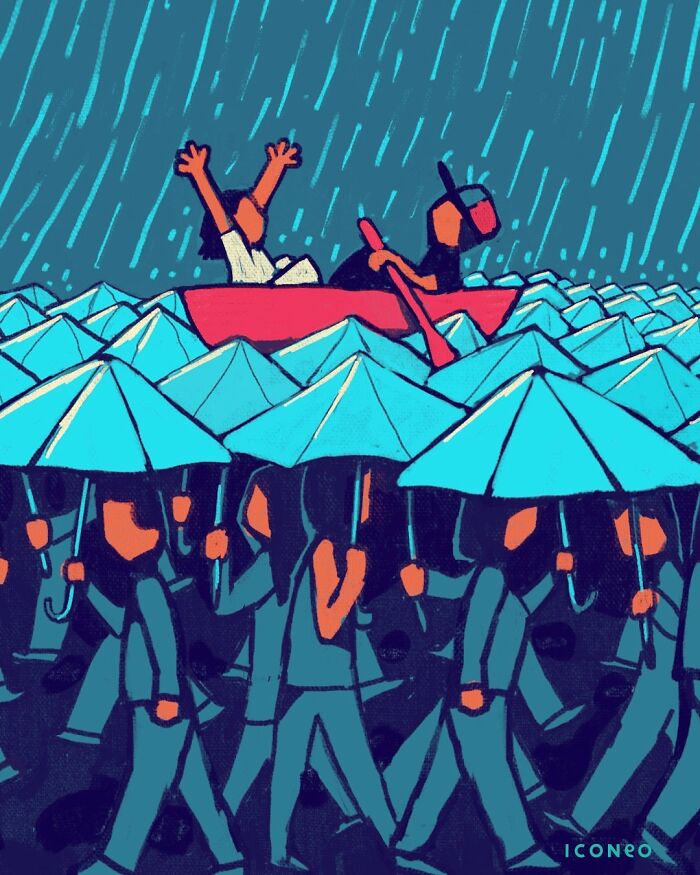 Artist Creates Candid Illustrations That Might Make You Reflect On Our Society (35 New Pics)
