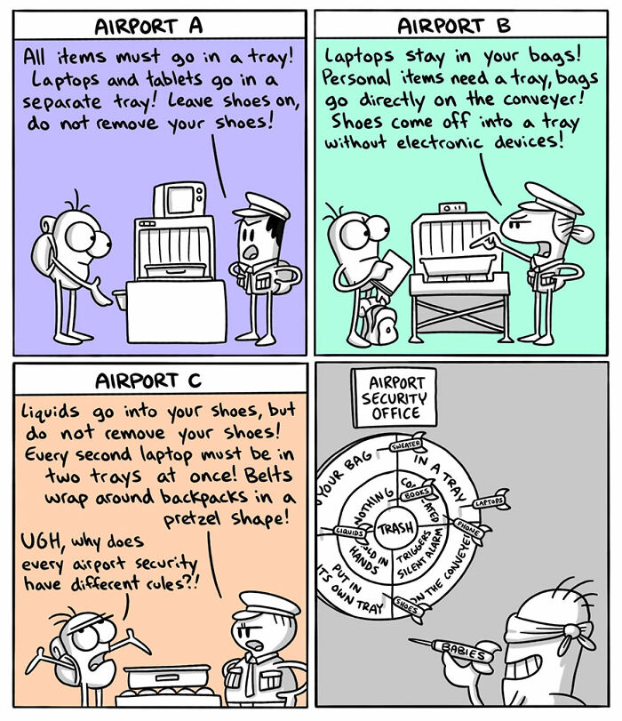 44 Funny Cultural Differences Experienced By Travelers, Depicted By “Itchy Feet Comic” (New Pics)