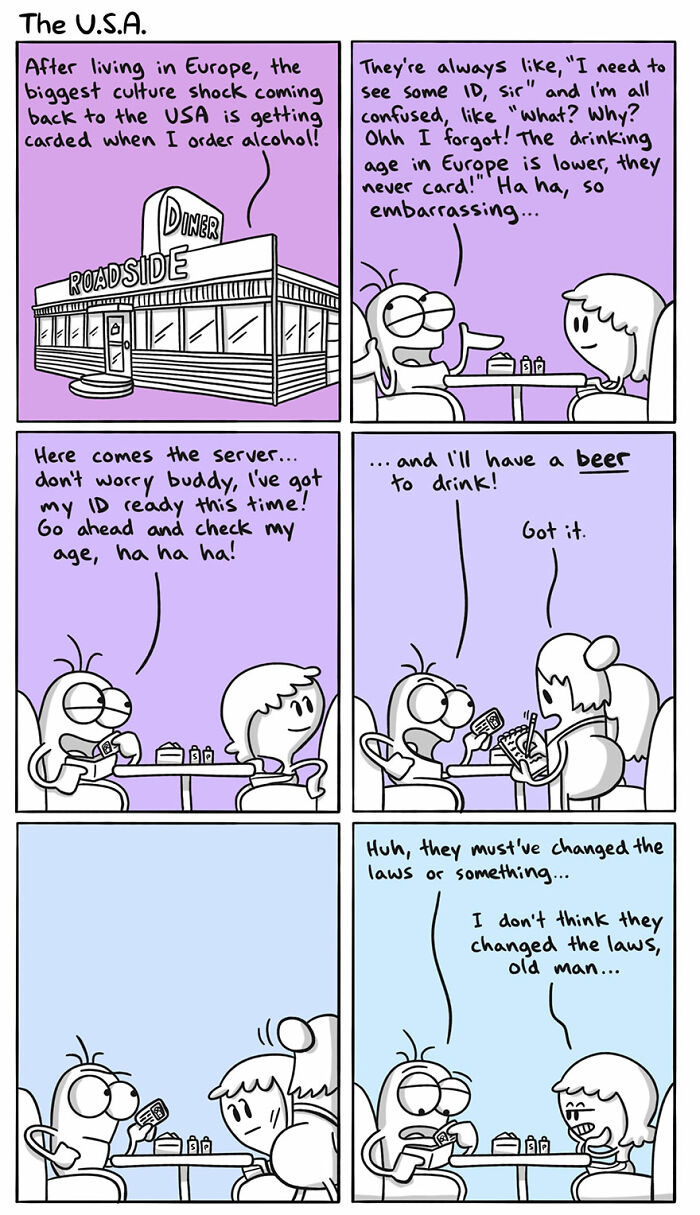 44 Funny Cultural Differences Experienced By Travelers, Depicted By “Itchy Feet Comic” (New Pics)