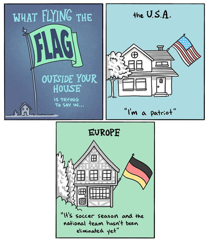 44 Funny Cultural Differences Experienced By Travelers, Depicted By “Itchy Feet Comic” (New Pics)