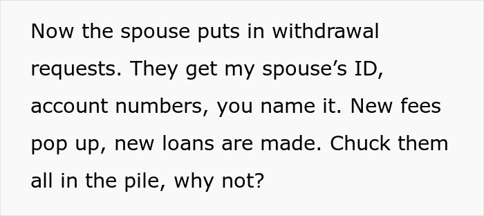 Family Loses Six Figures To A Scam After Spouse Chose To Stupidly Not Say Anything