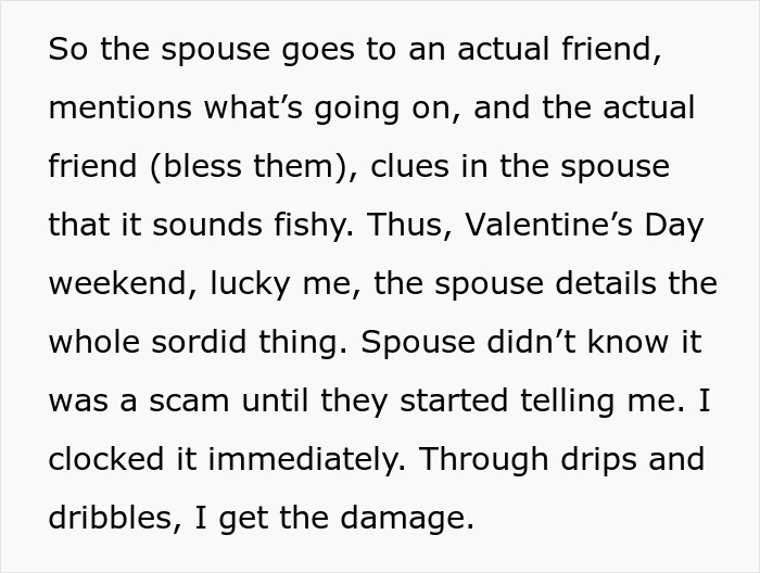 Family Loses Six Figures To A Scam After Spouse Chose To Stupidly Not Say Anything