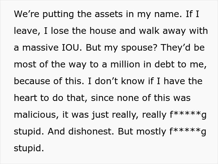 Family Loses Six Figures To A Scam After Spouse Chose To Stupidly Not Say Anything