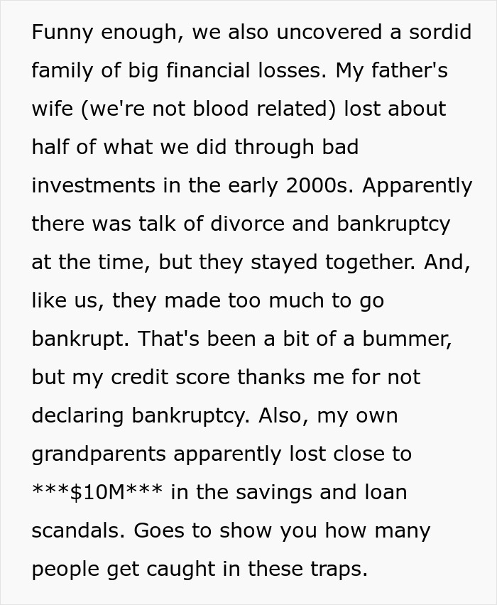 Family Loses Six Figures To A Scam After Spouse Chose To Stupidly Not Say Anything