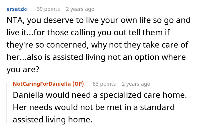Guy Spends His Childhood As An Unpaid Caregiver For Disabled Sister, Refuses To Ever Do It Again