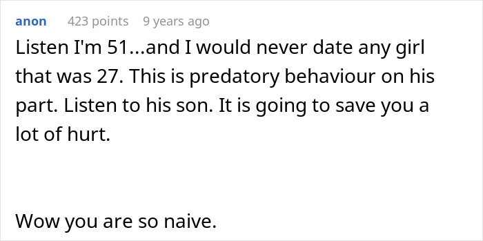 Woman Rethinks Her Relationship With Older Guy After Randomly Bumping Into His Son