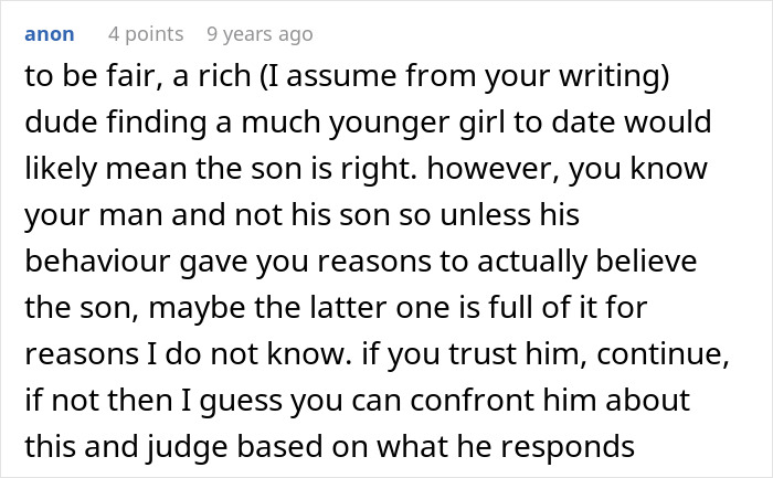 Woman Rethinks Her Relationship With Older Guy After Randomly Bumping Into His Son