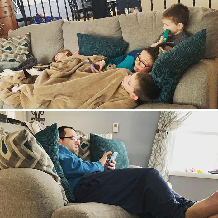 The Difference Between Moms And Dads Captured in These 58 Pics