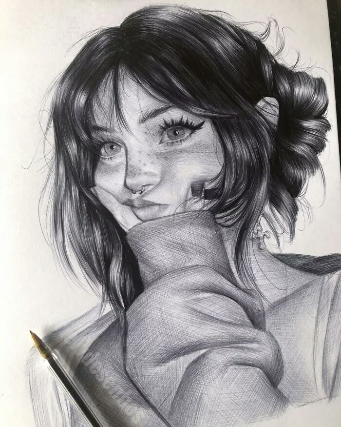 40 Times Gabriel Vinícius Proved A Simple Pen Can Create Stunningly Realistic Art